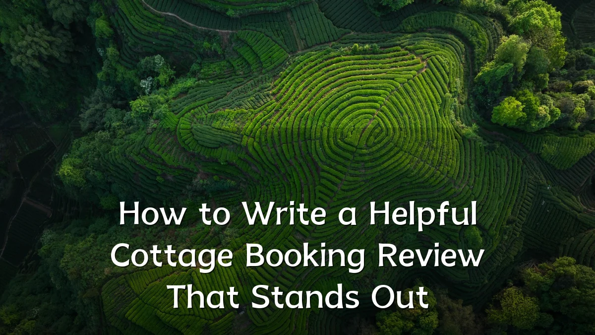 How to Write a Helpful Cottage Booking Review That Stands Out