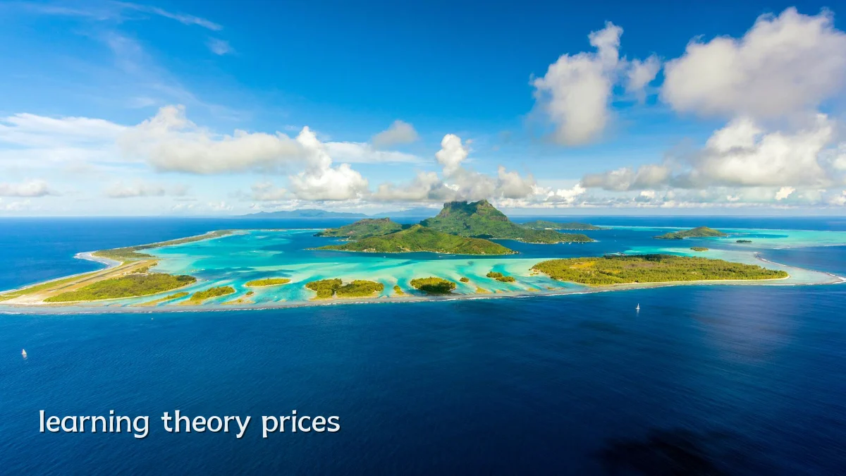 learning theory prices