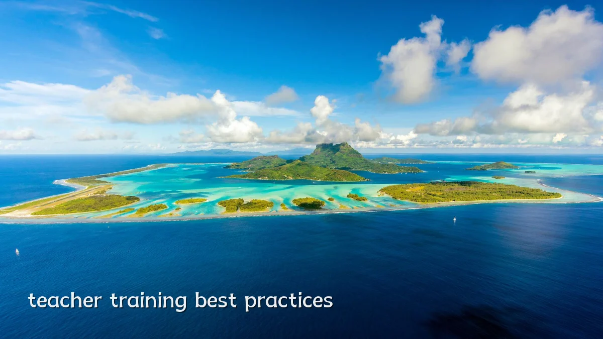 teacher training best practices